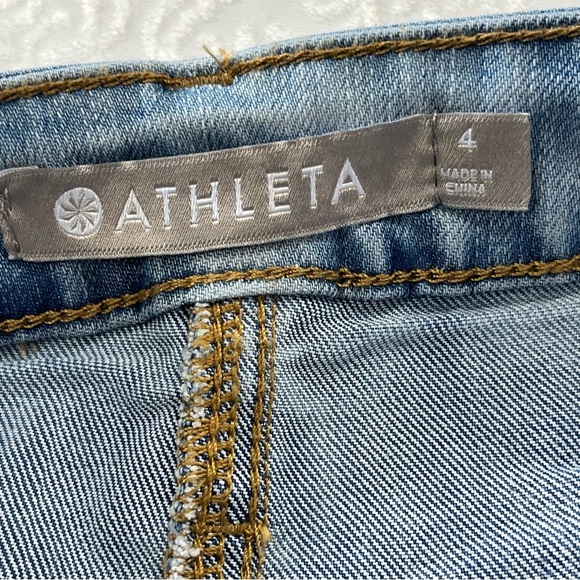 Athleta Skulptek Slim Zion Wash Jeans Size 4 - Picture 8 of 11